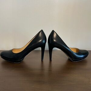 Cole Haan Classic Black Leather Heels
